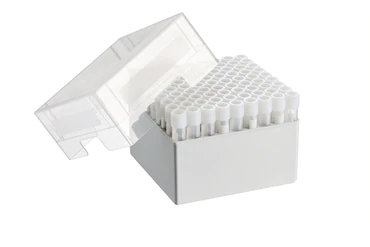 艾本德儲存盒 9 × 9, 可放置 81  個螺旋蓋（凍存）管， 4  –  5  mL，2  件，高 102  mm，4  英寸，聚丙烯材料，可耐受最低 -86  °C，可高溫高壓滅菌，帶蓋子并具有